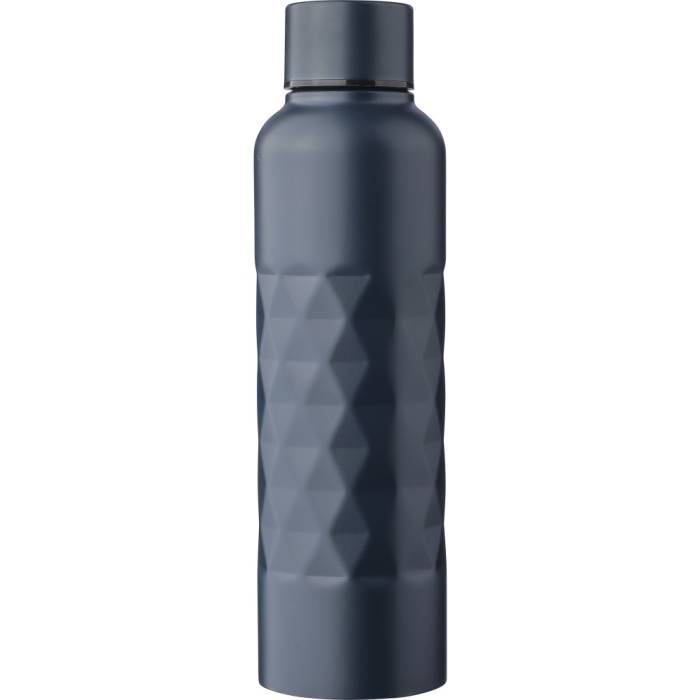 Újraacél palack, szimplafalú, 800 ml, kék