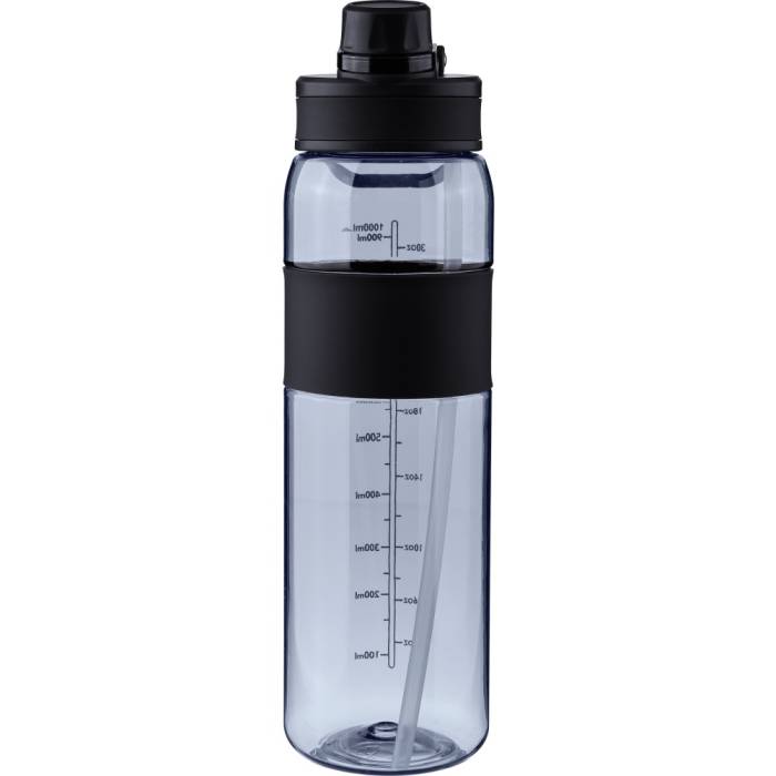 Tritán palack, 900 ml, fekete