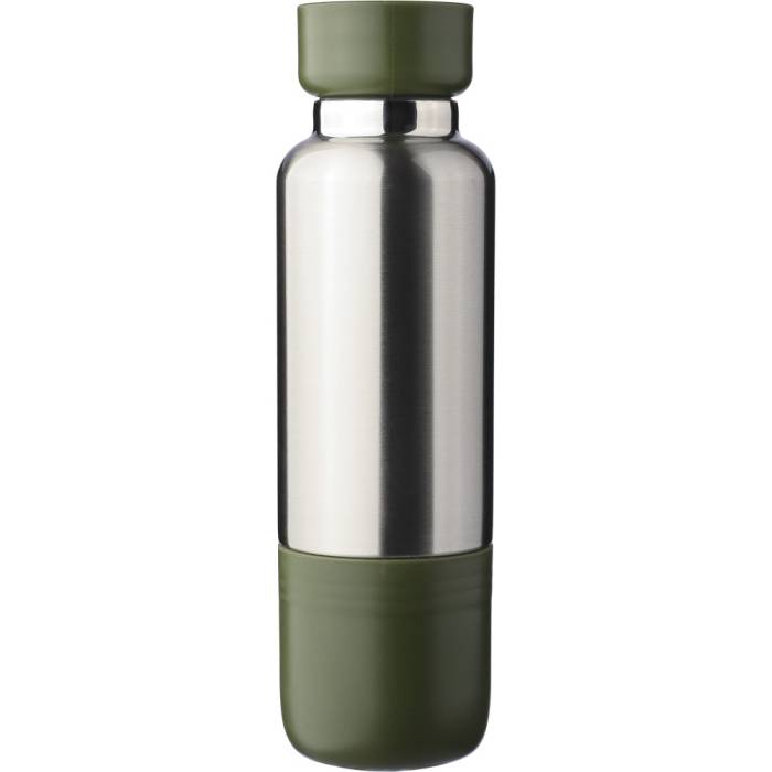 Rozsdamentes acél duplafalú palack, 500 ml, zöld - zöld<br><small>GO-1272569-04</small>