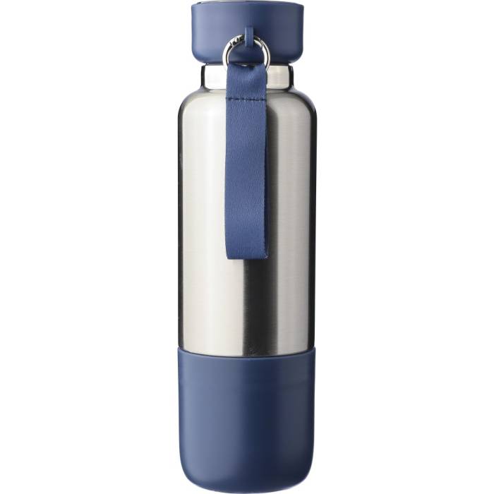 Rozsdamentes acél duplafalú palack, 500 ml, kék