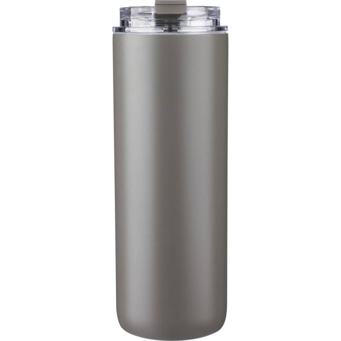 Rozsdamentes acél duplafalú palack, 500 ml, acélszürke - acélszürke<br><small>GO-1274051-411</small>