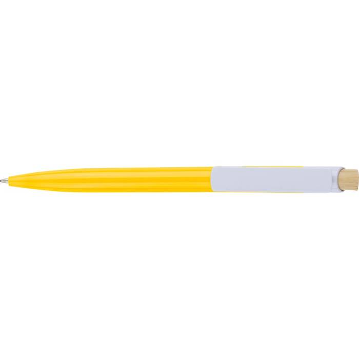 Újraműanyag golyóstoll, sárga - sárga<br><small>GO-1349499-06</small>