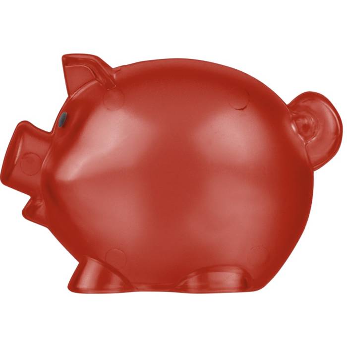 Malacpersely, újrahasznosított PS, piros