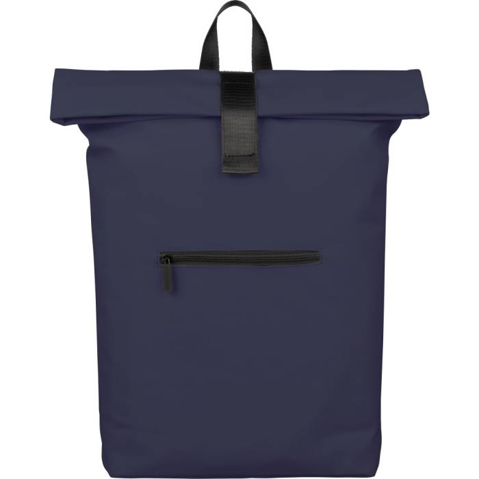 Hátizsák, újrahasznosított PU, kék - kék<br><small>GO-1349535-05</small>