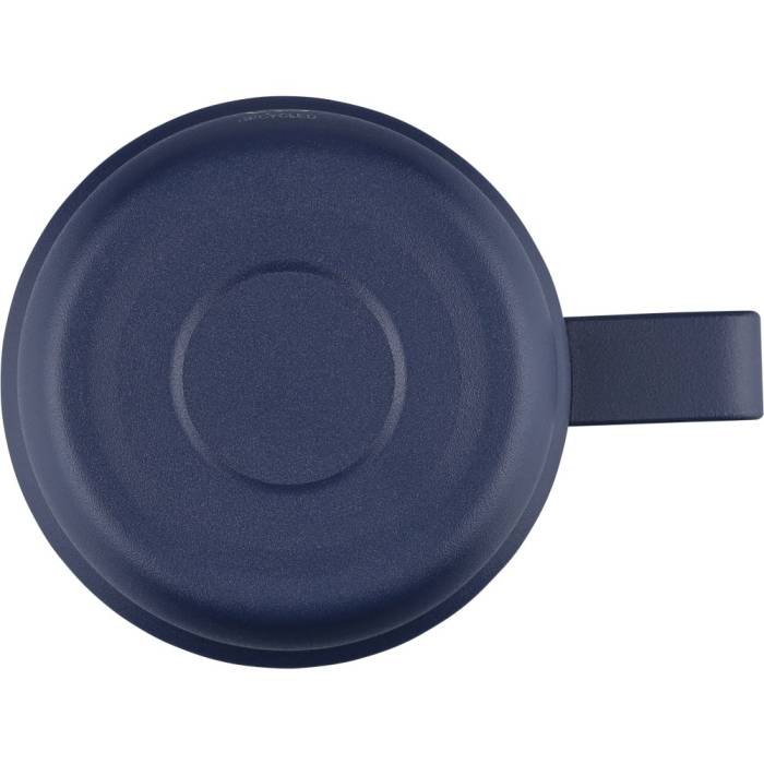 Duplafalú újraacél bögre, 180 ml, kék