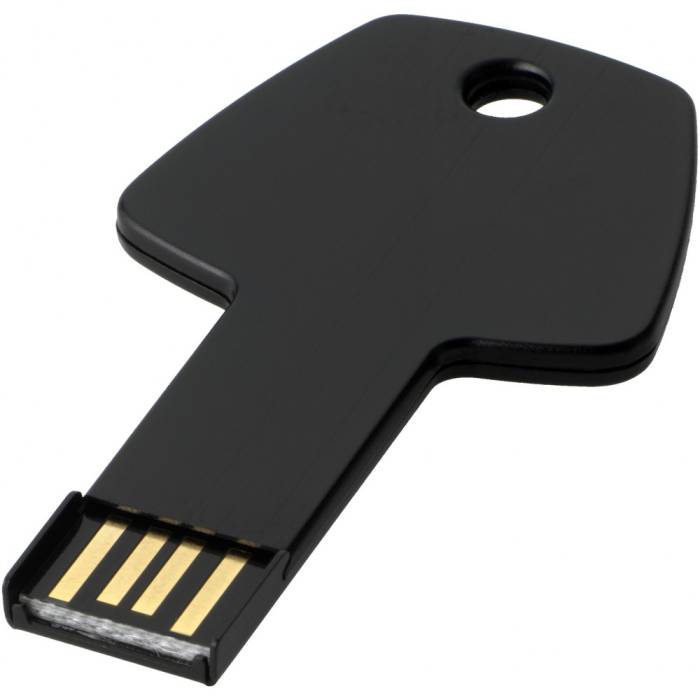 Kulcs pendrive, fekete, 4GB (raktári) - <br><small>GO-1Z33391GC</small>