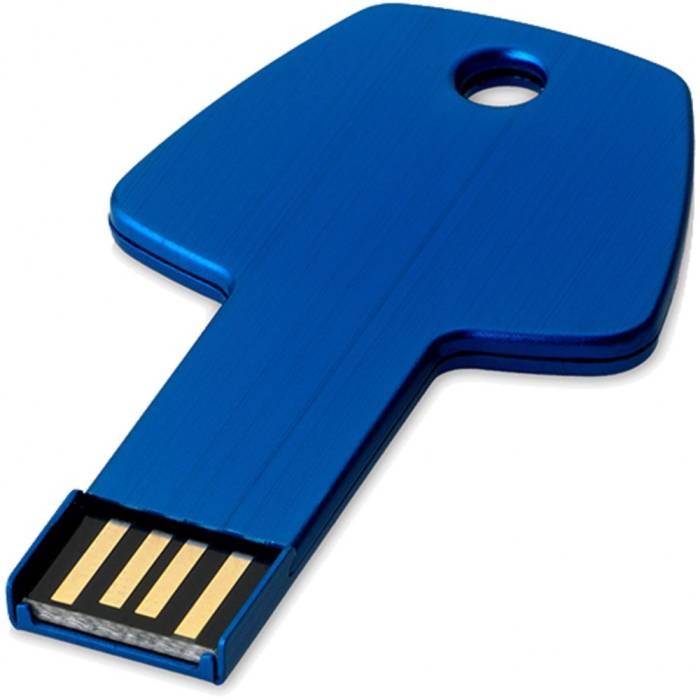 Kulcs pendrive, sötétkék, 4GB (raktári) - <br><small>GO-1Z33394GC</small>