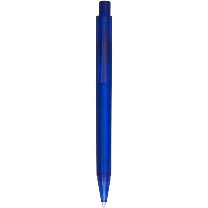 Calypso átlátszó golyóstoll fekete tollbetéttel, kék