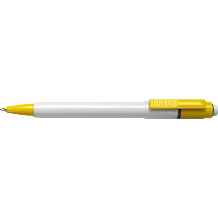 Stilolinea Baron ABS golyóstoll jumbo tollbetéttel, sárga - sárga...<br><small>GO-2250-06</small>