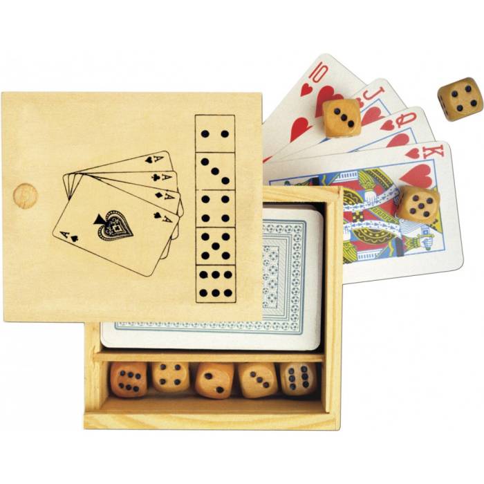 Társasjáték fadobozban - <br><small>GO-2553-09CD</small>