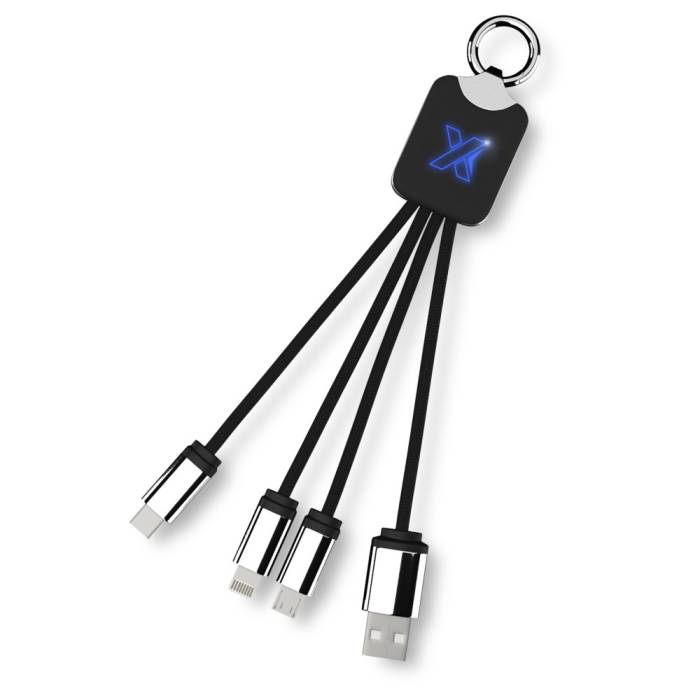 SCX.design C15 quatro világító vezeték, kék/fekete - kék/fekete<br><small>GO-2PX00152</small>