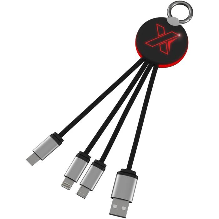SCX.design C16 ring világító vezeték, piros/fekete - piros/fekete<br><small>GO-2PX00221</small>