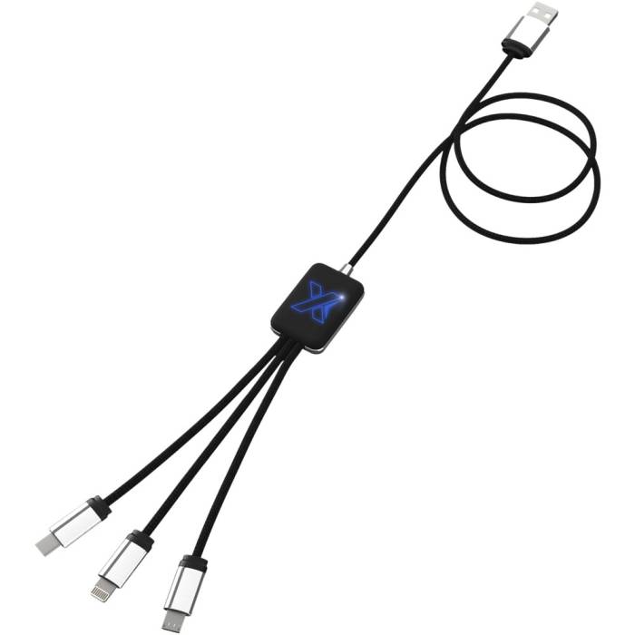 SCX.design C17 világító vezeték, kék/fekete