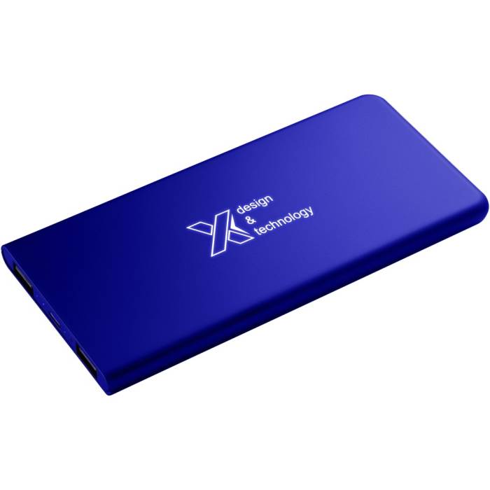 SCX P15 világító powerbank, 5000 mAh, kék - kék<br><small>GO-2PX01652</small>