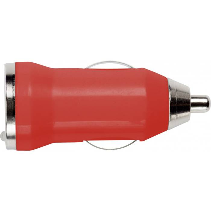 Autós USB töltő, piros - piros<br><small>GO-3190-08</small>