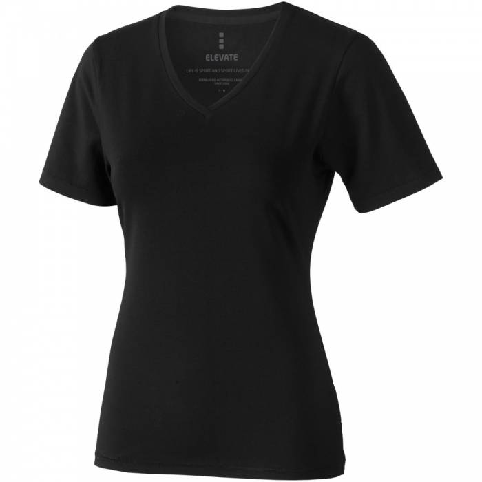 Elevate Kawartha női V nyakú póló, fekete, XL