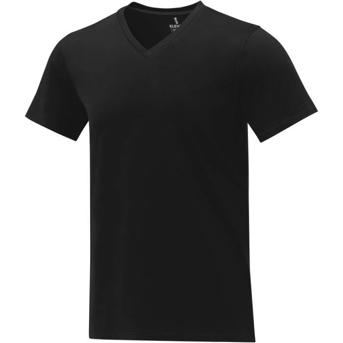 Elevate Somoto V-nyakú férfi póló, fekete, L