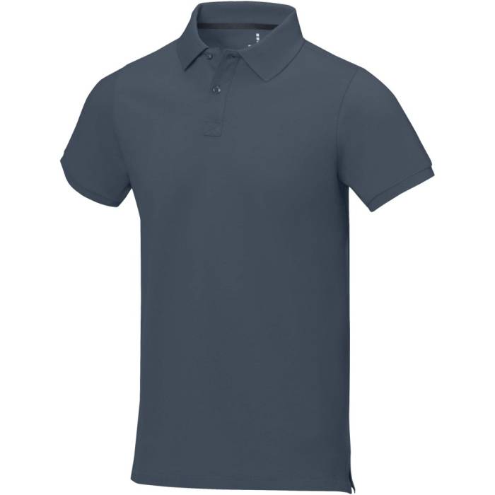Elevate Calgary férfi galléros póló, földkék, 3XL - földkék<br><small>GO-38080556</small>