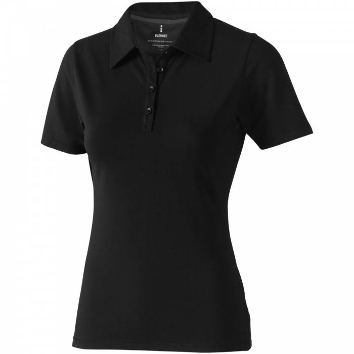 Elevate Markham galléros női póló, fekete, XS - fekete<br><small>GO-38085990</small>
