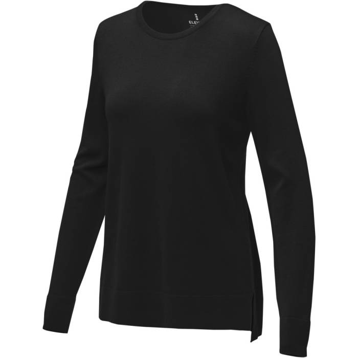 Elevate Merrit női kereknyakú pulóver, fekete, XL
