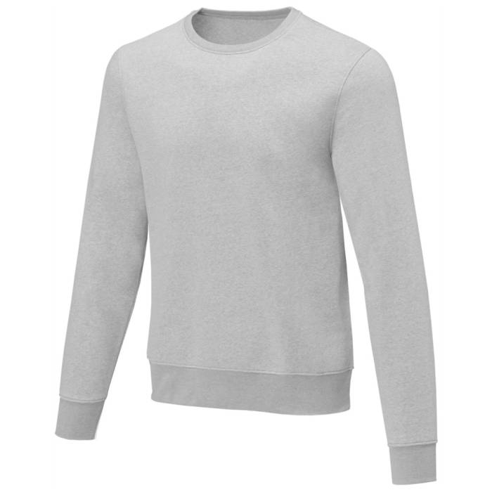 Elevate Zenon férfi kereknyakú pulóver, szürke, XL