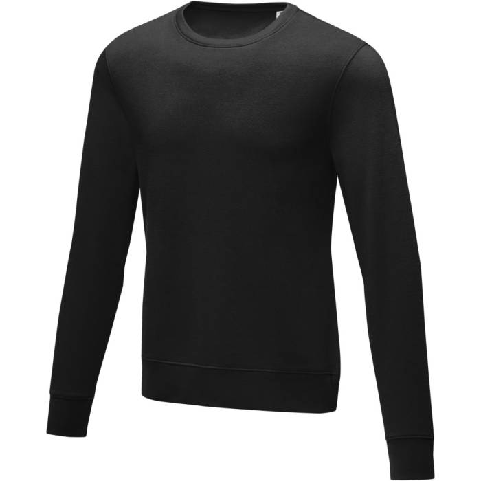Elevate Zenon férfi kereknyakú pulóver, fekete, XL