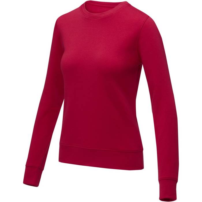 Elevate Zenon női kereknyakú pulóver, piros, XS