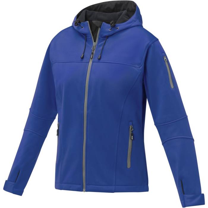 Match női softshell dzseki, kék, XL