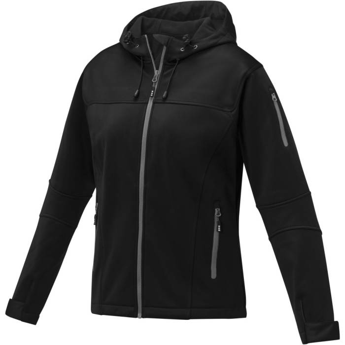Match női softshell dzseki, fekete, XL