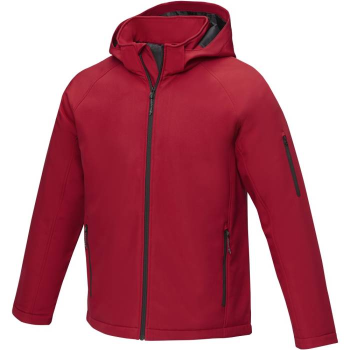 Elevate Notus férfi bélelt softshell dzseki, piros, XL