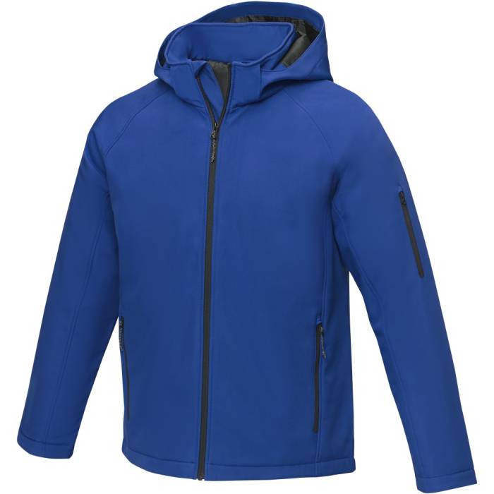Elevate Notus férfi bélelt softshell dzseki, kék, XL