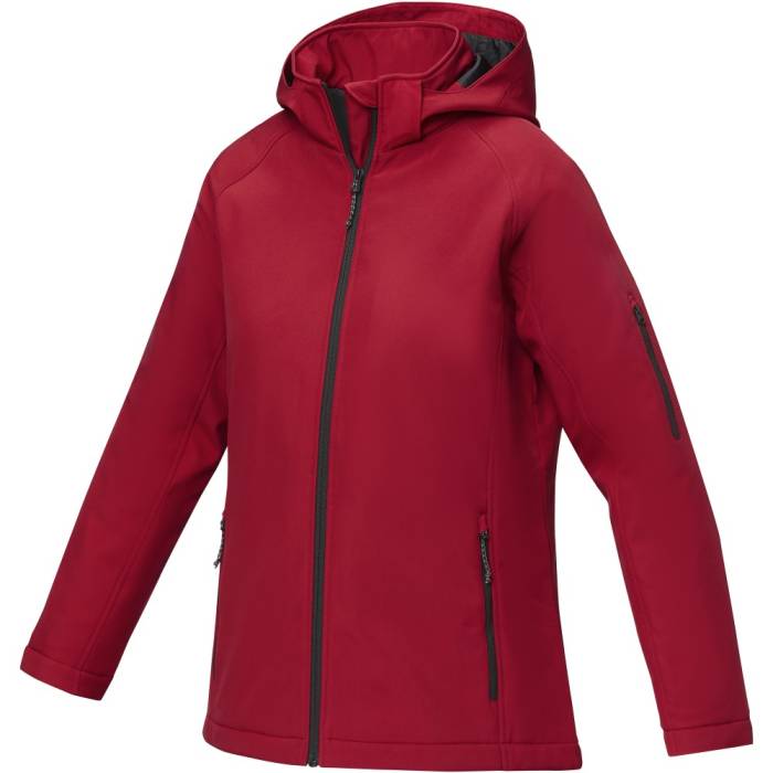 Elevate Notus női bélelt softshell dzseki, piros, XL - piros<br><small>GO-38339214</small>