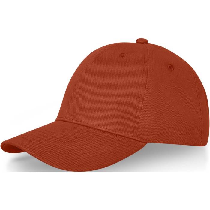 Davis 6 paneles baseballsapka, téglavörös