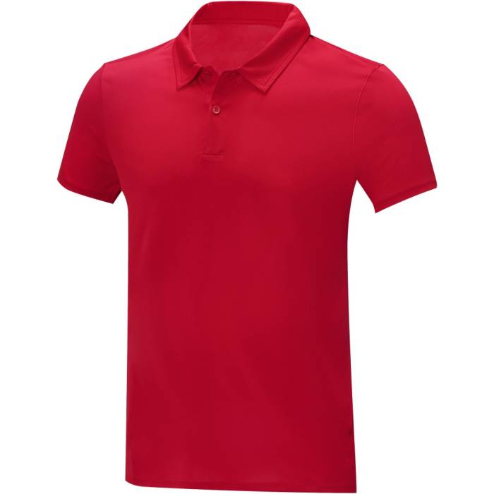 Elevate Deimos férfi galléros cool fit póló, piros, XL