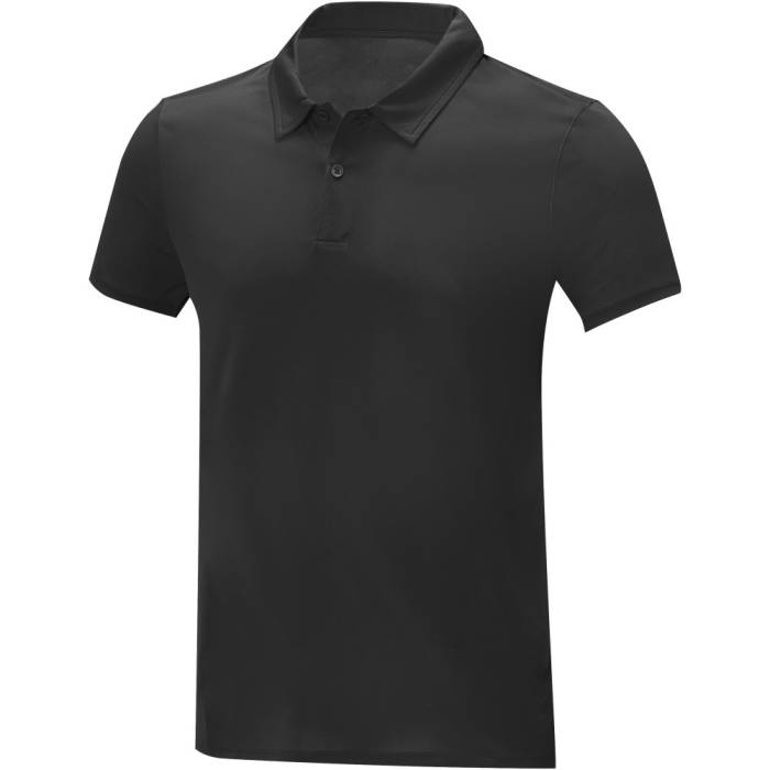 Elevate Deimos férfi galléros cool fit póló, fekete, XL...