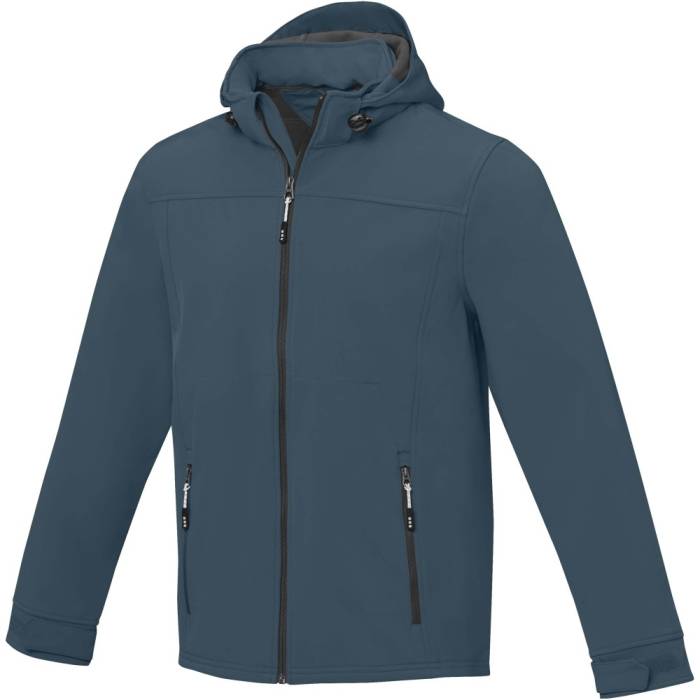 Elevate Langley kapucnis férfi kabát, földkék, L - földkék<br><small>GO-39311553</small>