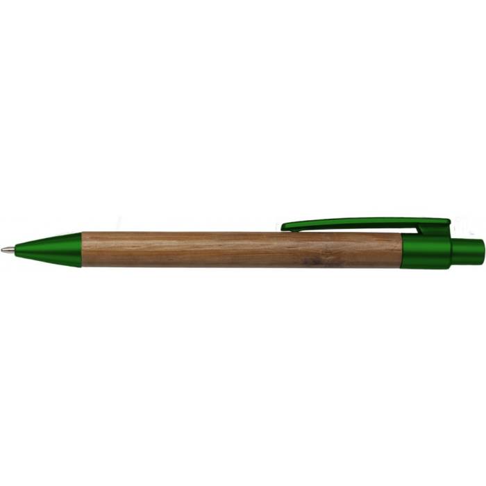 Bambusz golyóstoll, zöld - zöld<br><small>GO-3993-04</small>