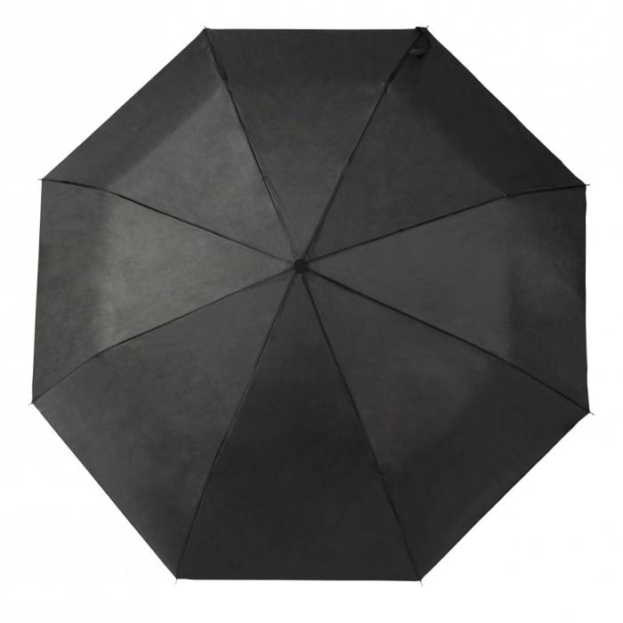 Összecsukható fanyelű esernyő, fekete - fekete<br><small>GO-4055-01</small>