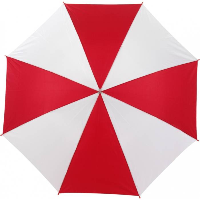 Automata esernyő, piros/fehér