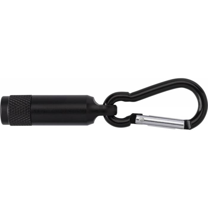 Mini lámpa karabinerrel, fekete - fekete<br><small>GO-432009-01</small>