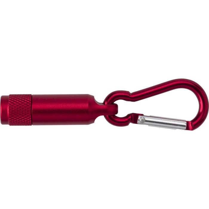 Mini lámpa karabinerrel, piros - piros<br><small>GO-432009-08</small>