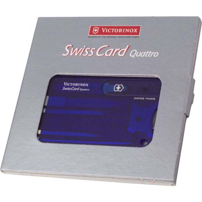 Victorinox SwissCard Quatro szerszám, kék - kék<br><small>GO-5153-05</small>