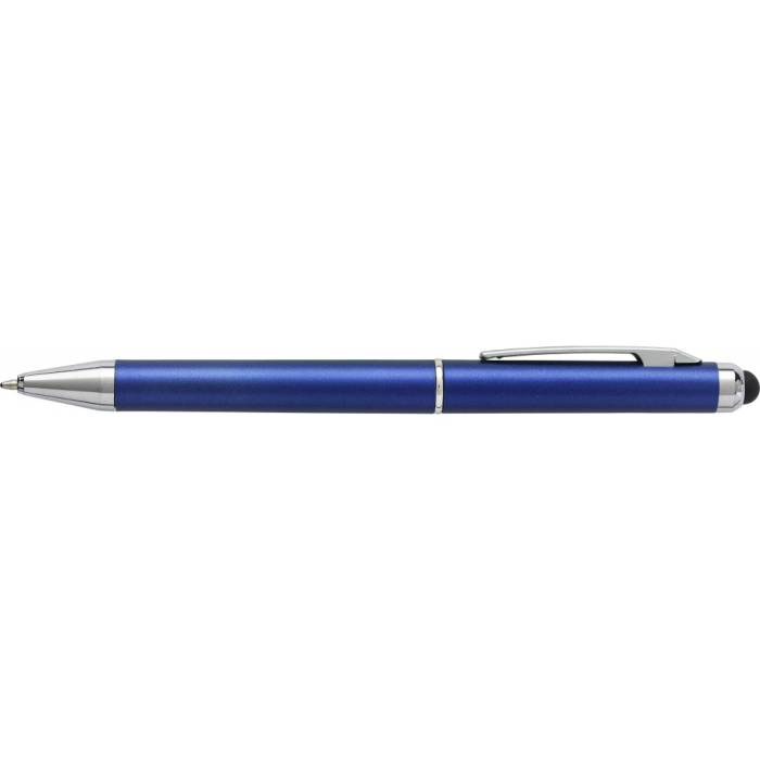 Műanyag golyóstoll érintővel, kék tollbetéttel, kék - kék<br><small>GO-6540-05</small>