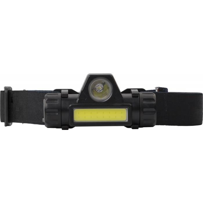 LED és COB fejlámpa, fekete - fekete<br><small>GO-709344-01CD</small>