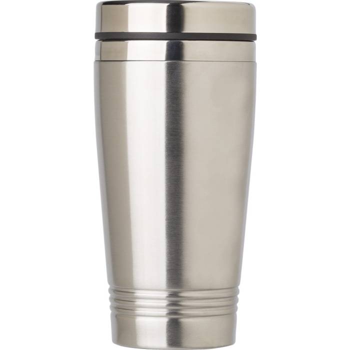 Duplafalú pohár, 450 ml, ezüst - ezüst<br><small>GO-709939-32</small>