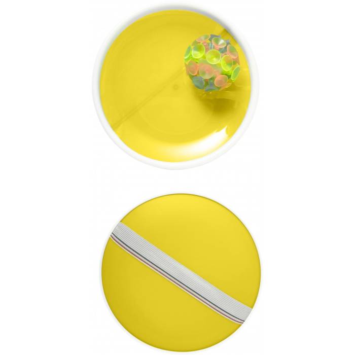 Tapadókorongos labdajáték, sárga