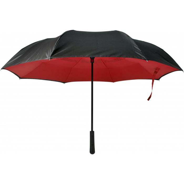 Fordított duplafalú esernyő, piros - piros<br><small>GO-7963-08</small>