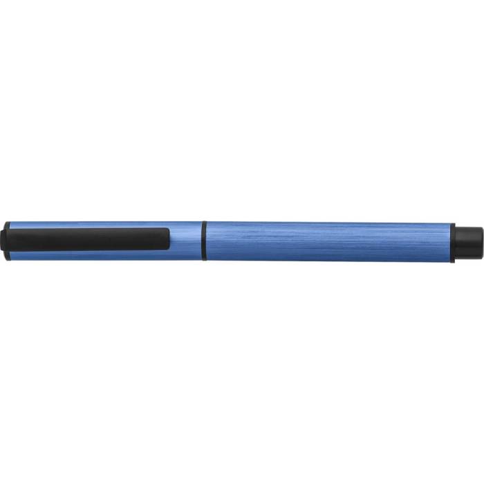 Rollerball toll kék tollbetéttel, alumínium, világoskék...