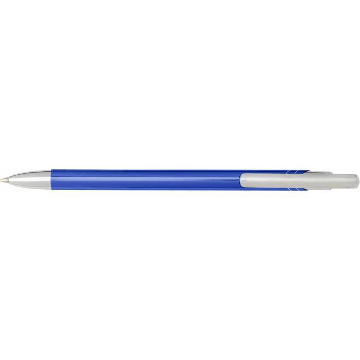 Golyóstoll kék tollbetéttel, alumínimum, kék - kék<br><small>GO-7983-05</small>