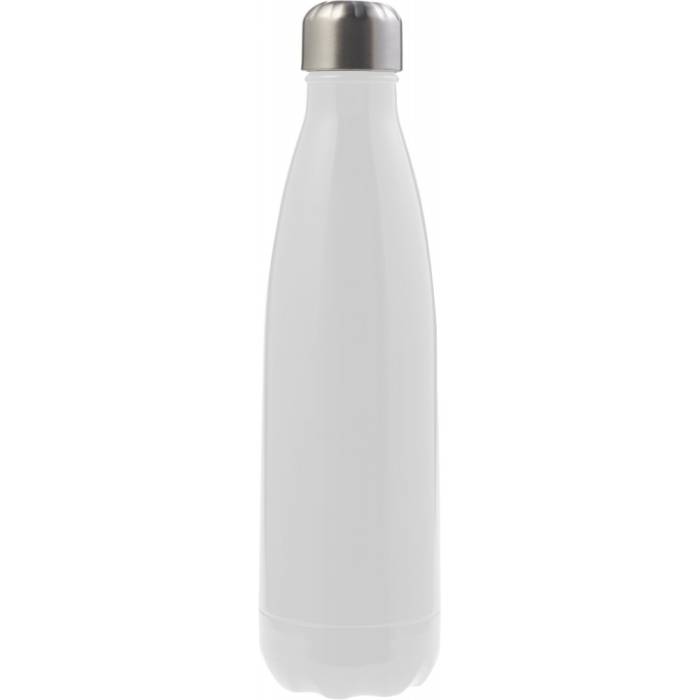 Duplafalú vizespalack, 500 ml, fehér - fekete<br><small>GO-8223-02</small>